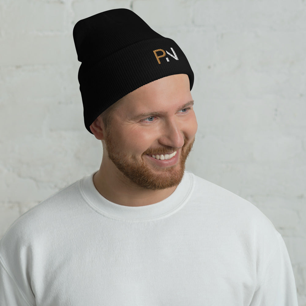 PN Embroidered Cuffed Beanie