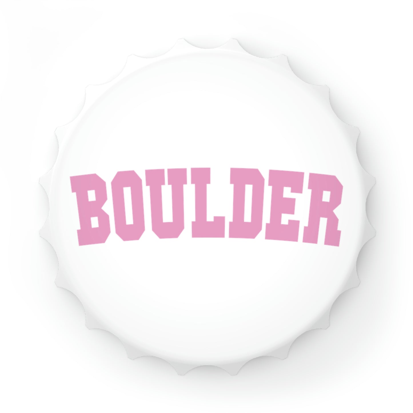 Boulder Colorado Pink Bottle Opener