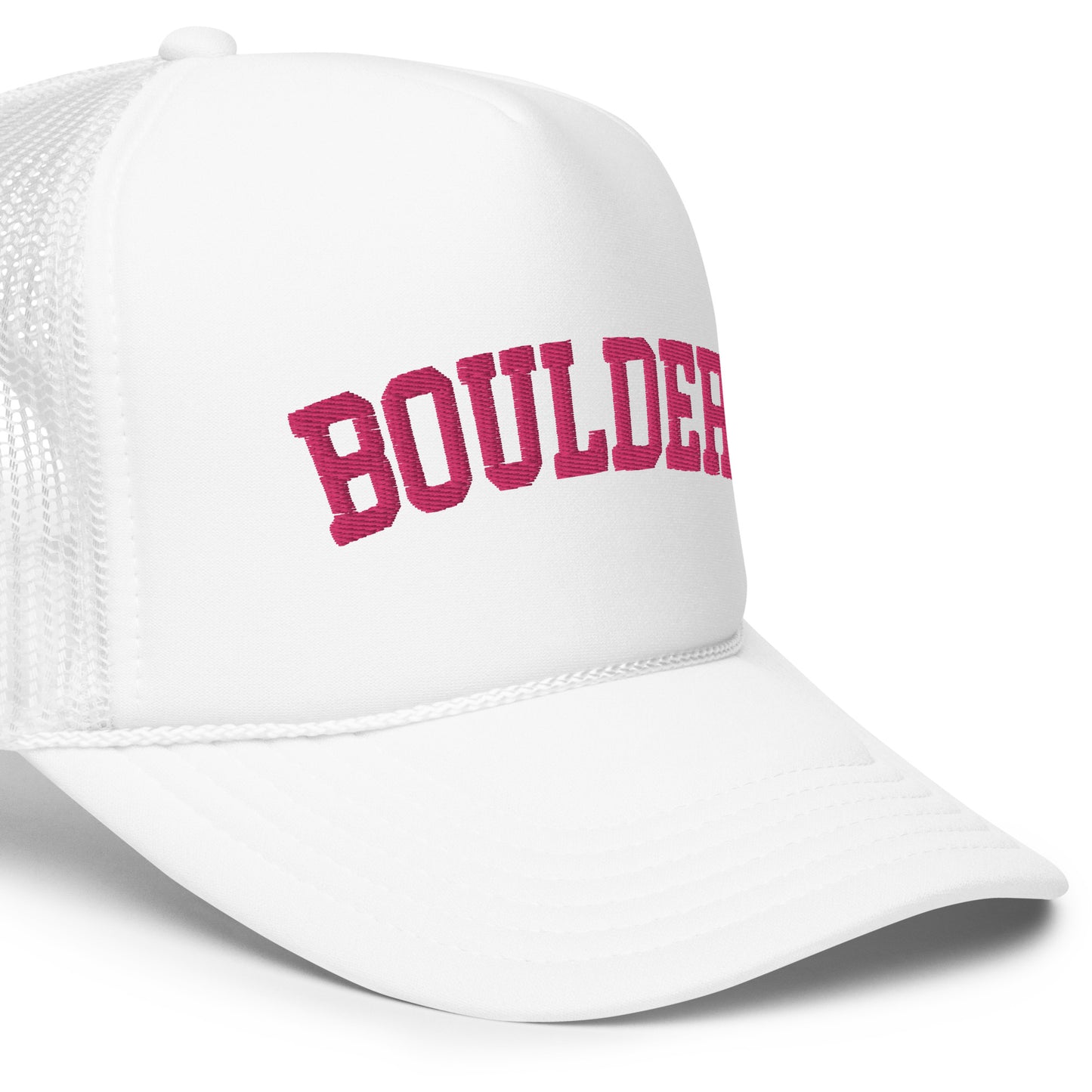 Pink Boulder Foam Trucker Hat