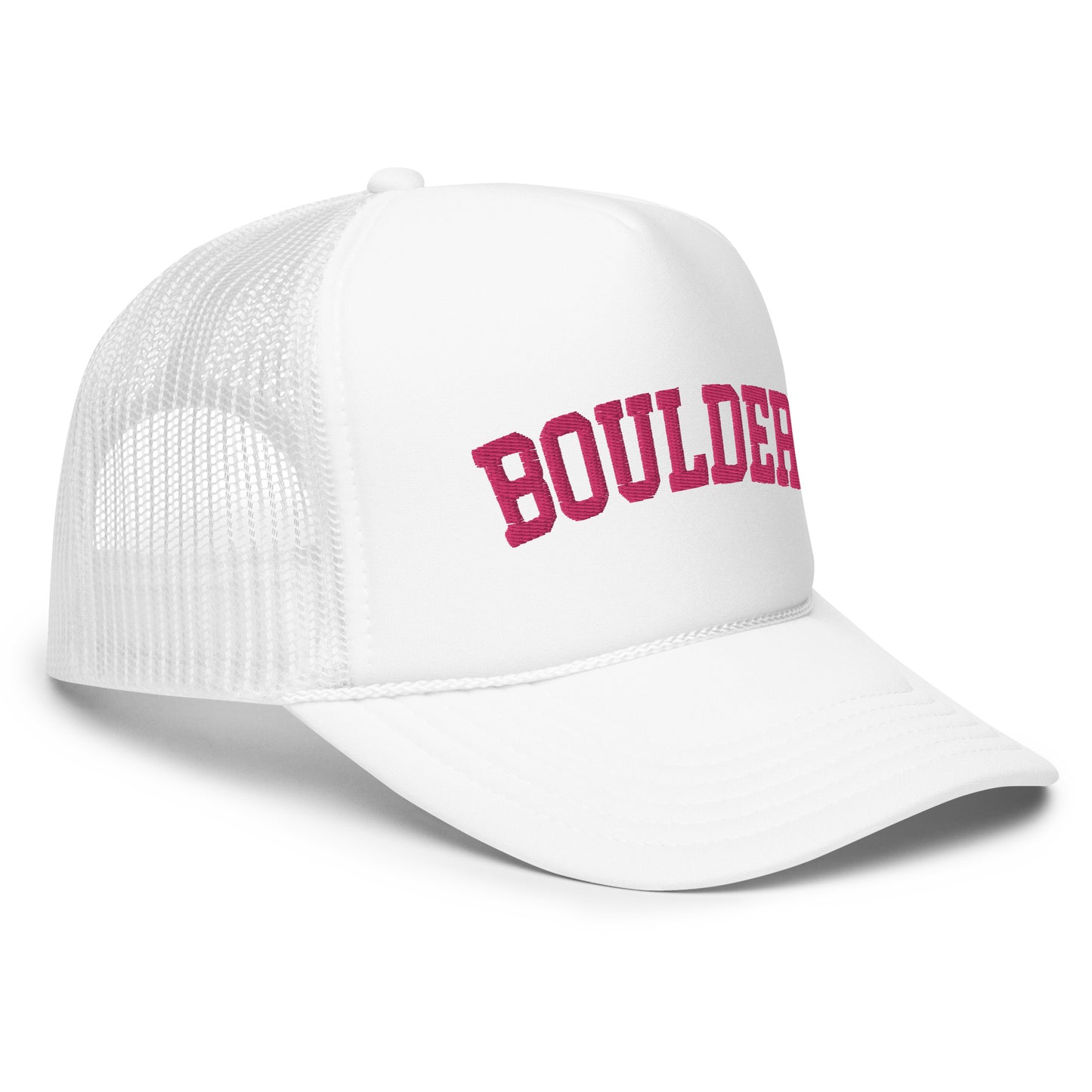 Pink Boulder Foam Trucker Hat