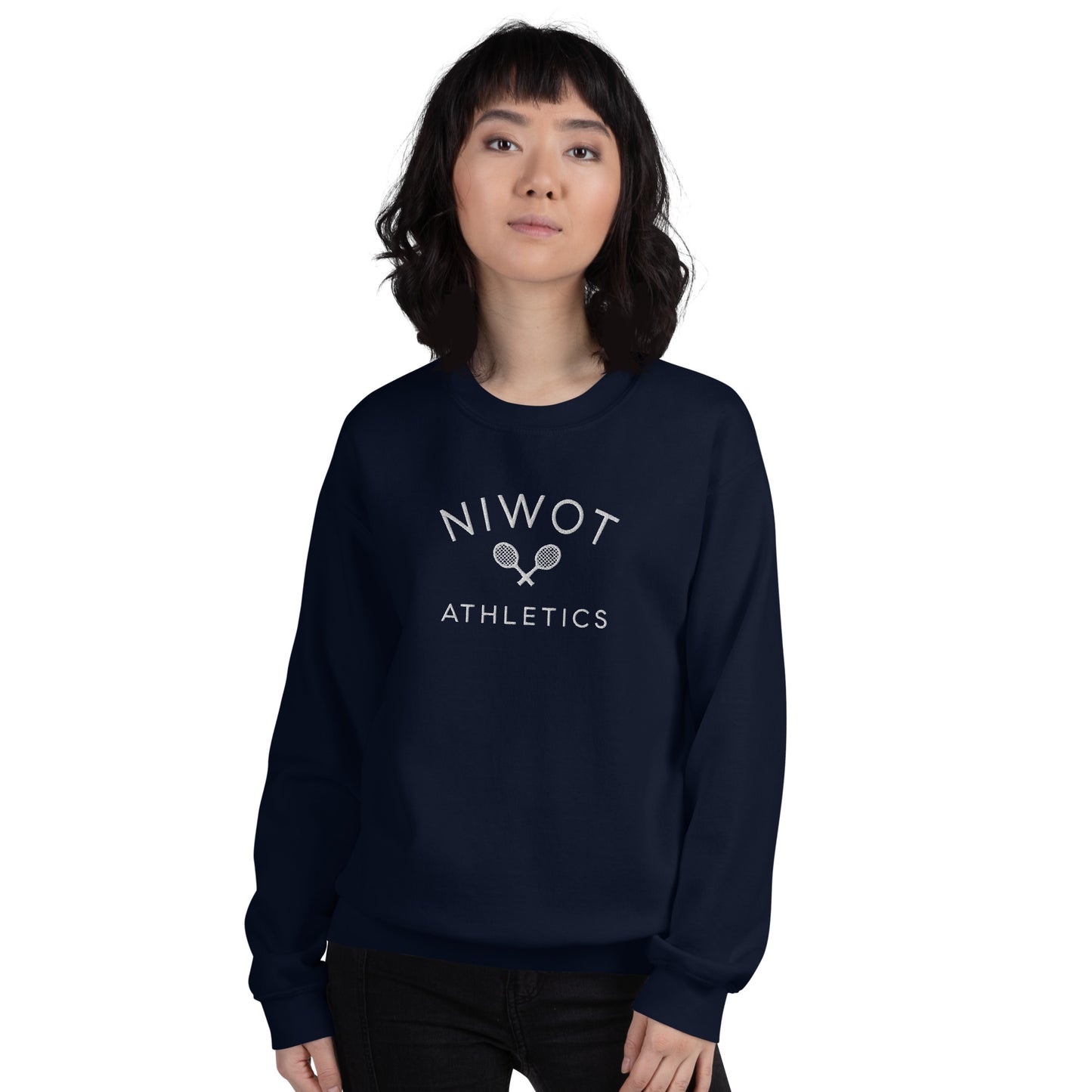 Old Money Embroidered Niwot Crewneck