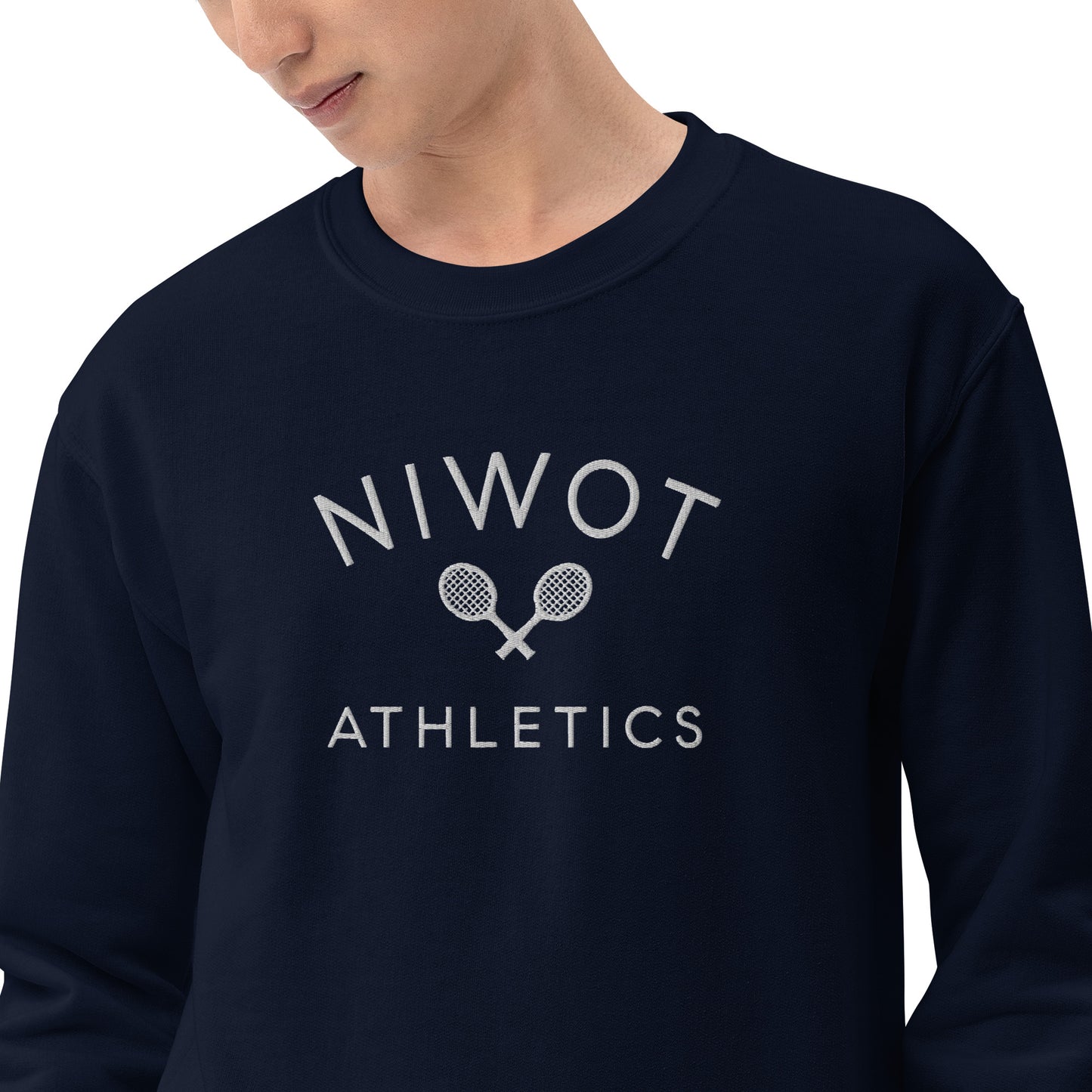 Old Money Embroidered Niwot Crewneck