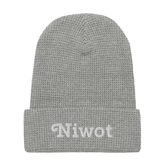 Why Not Niwot? Waffle Beanie